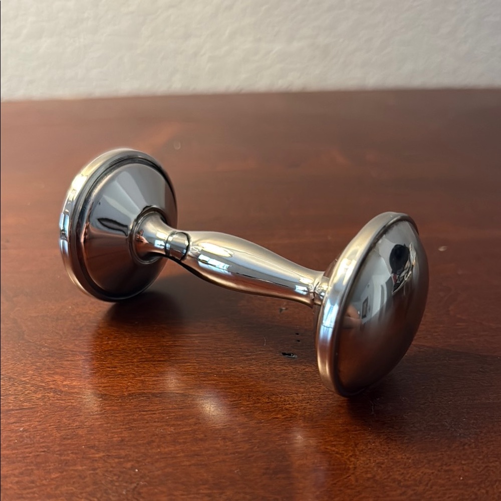 Silver Baby Rattle